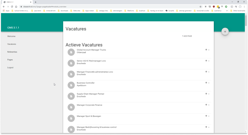 Skippy CMS screenshot